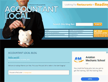 Tablet Screenshot of blog.accountantlocal.co.uk